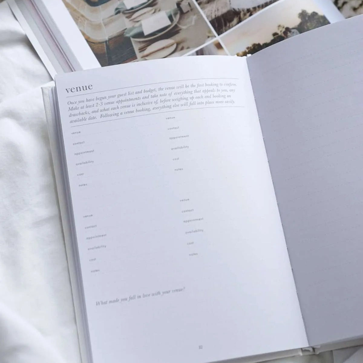 Little White Book Wedding Planner