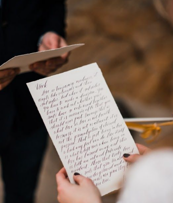How to Write Wedding Vows That Don’t Sound Like Everyone Else’s