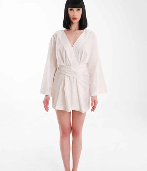 Caria Beach Kimono - White