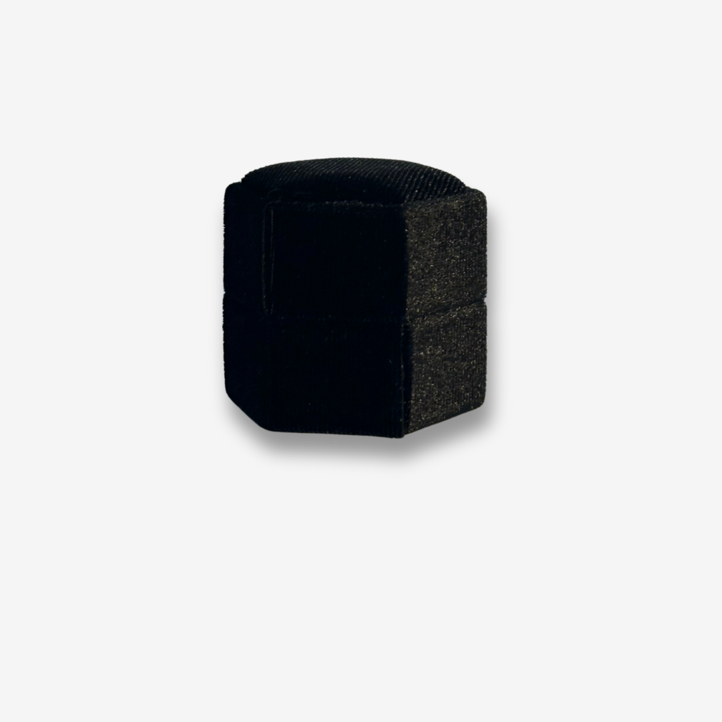 Black Velvet Ring Box