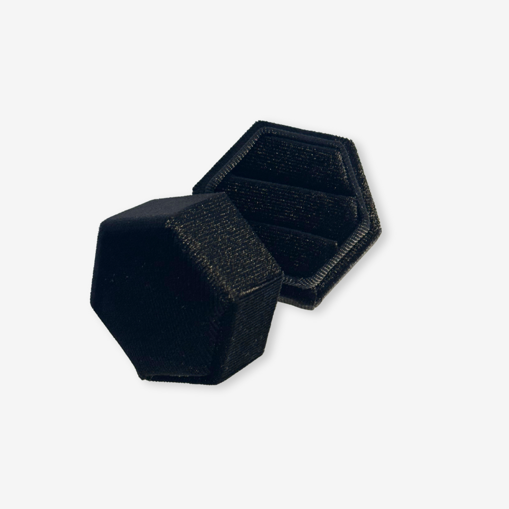 Black Velvet Ring Box