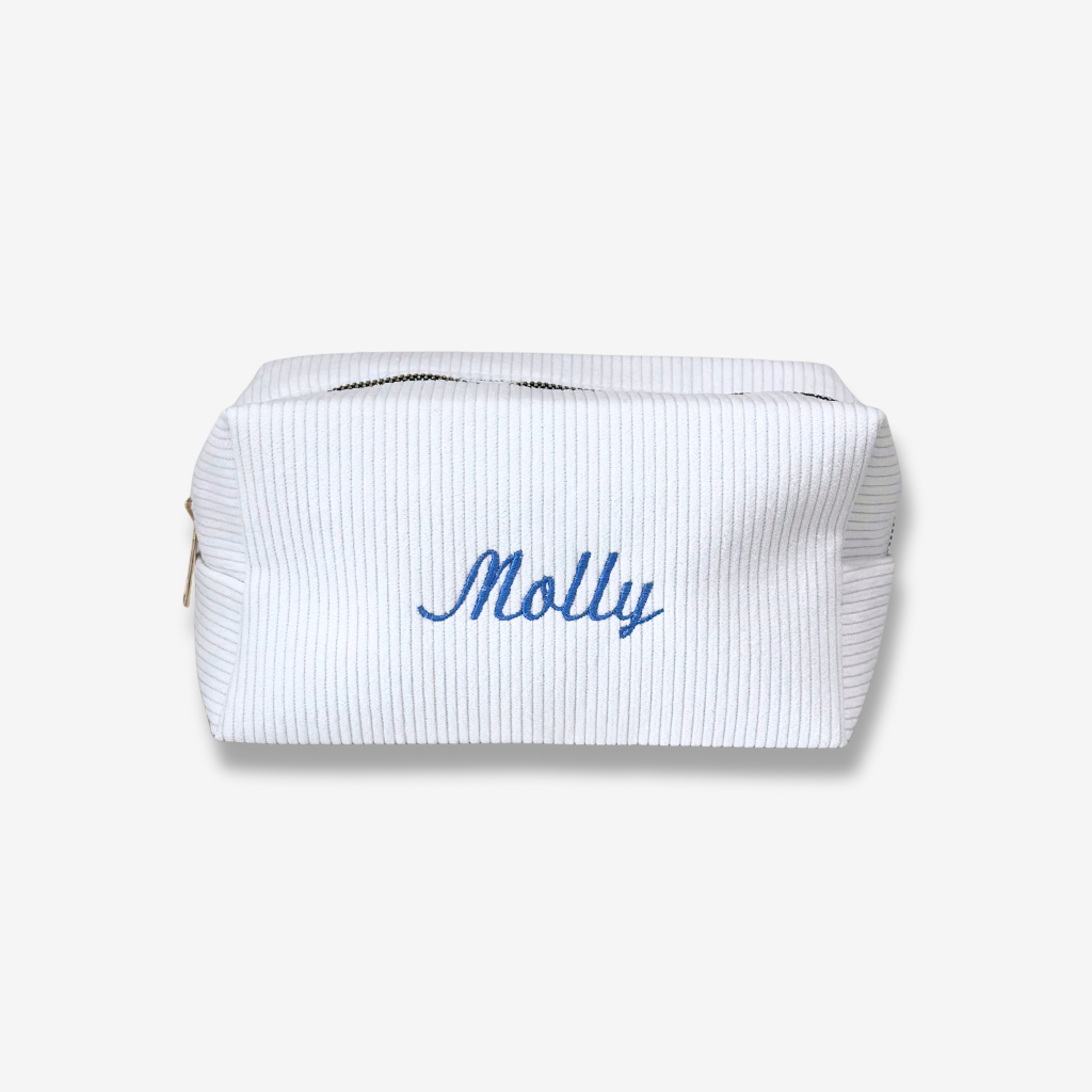 Personalised Make Up Bag - White