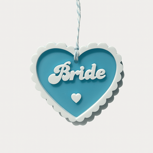 Bride Keyring/Tag - Blue