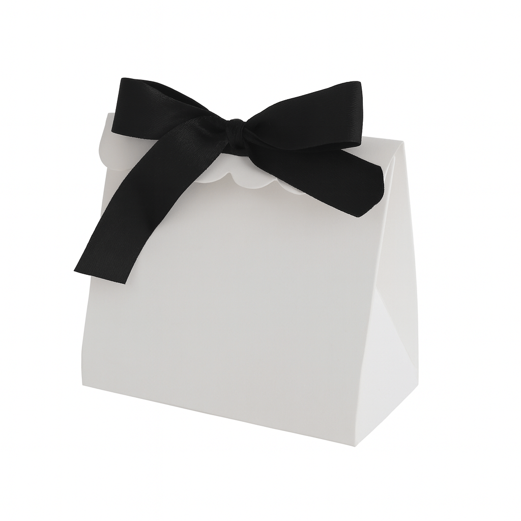 Wedding Favour/ Bonbonniere Boxes - 8 Pack (Black)