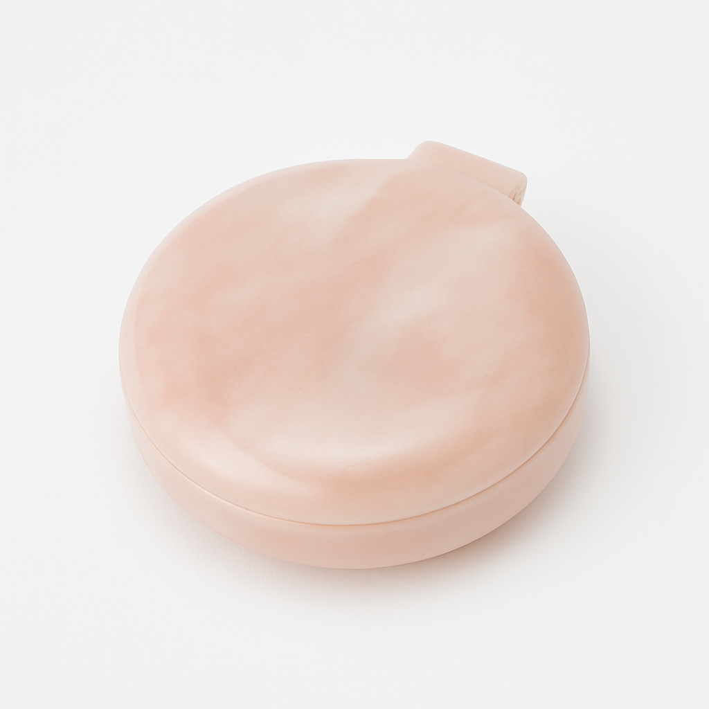 Pink Folding Hairbrush