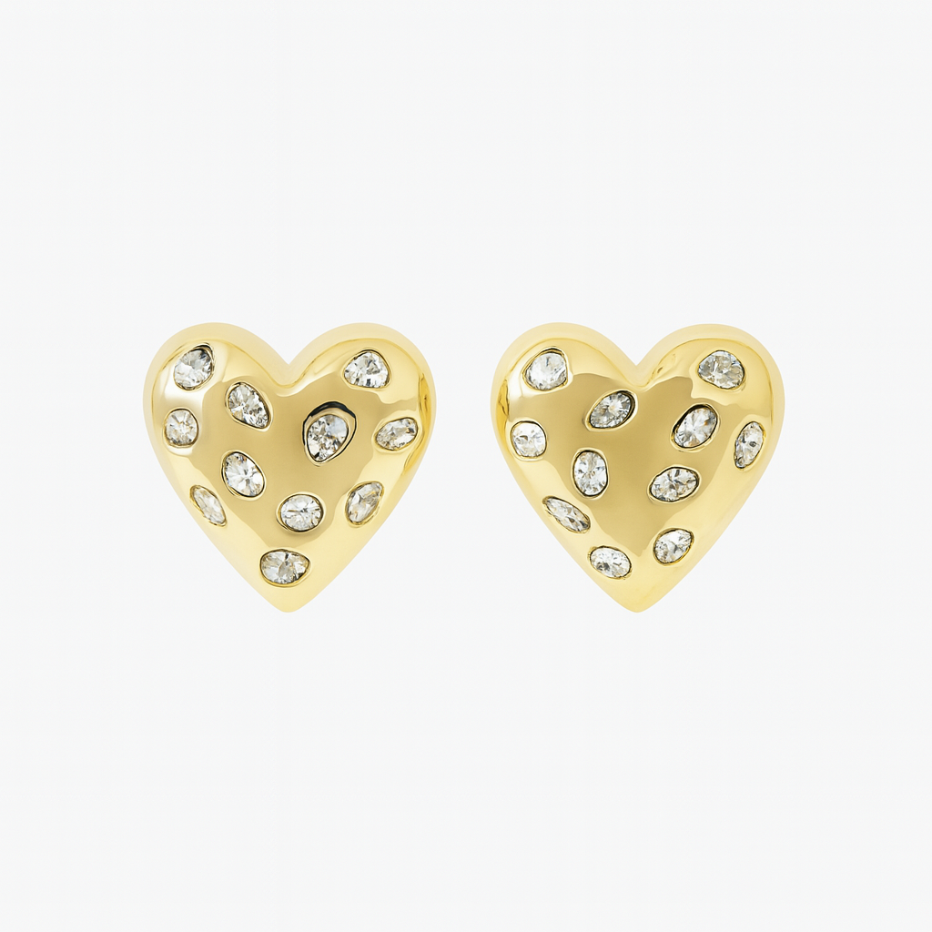 Bella Heart Earrings