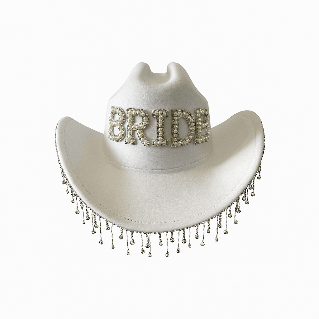 Bride' Cowgirl Hat
