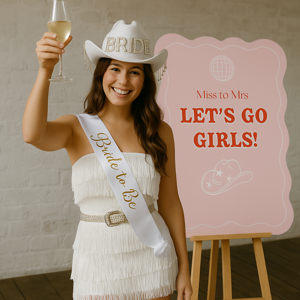 Bride' Cowgirl Hat