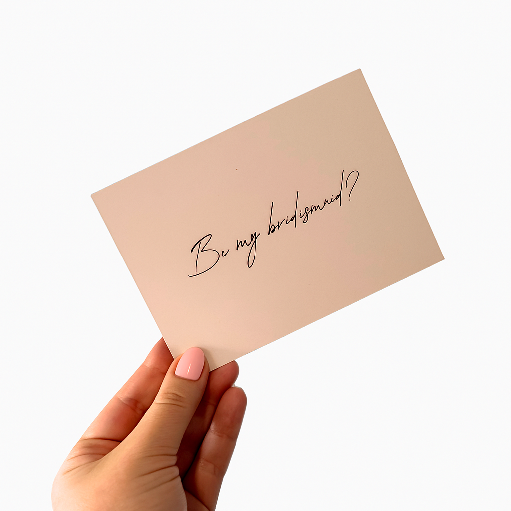 Will you be my Bridesmaid' Card
