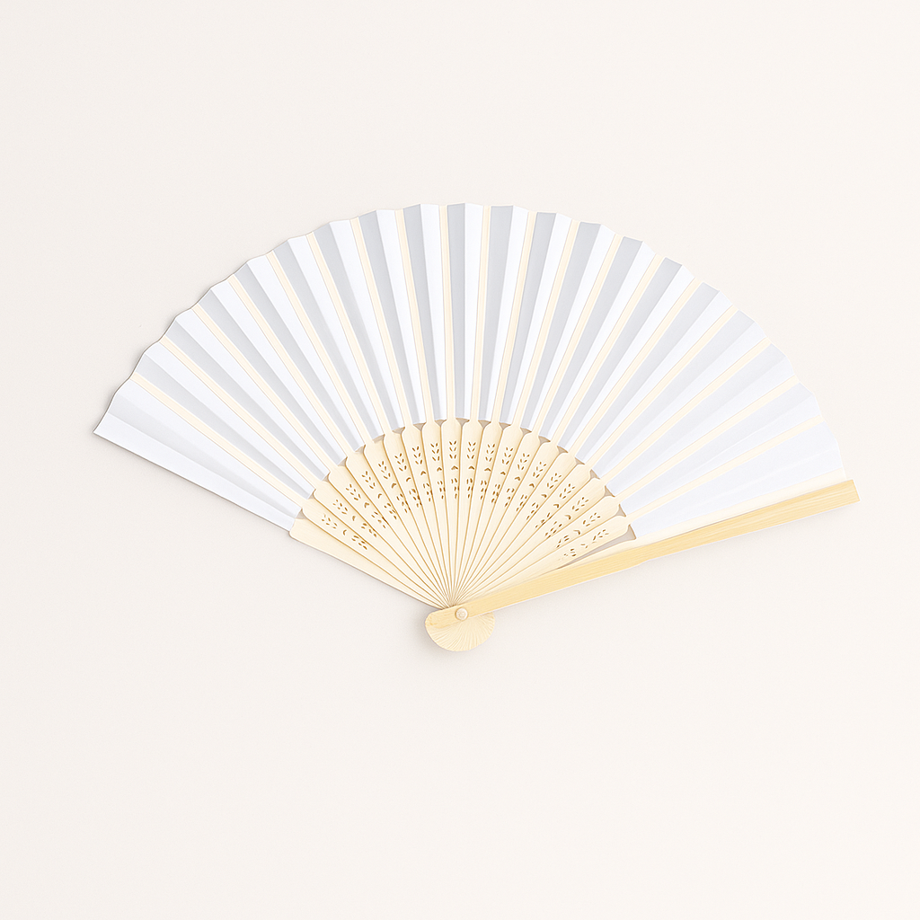 White Foldable Fan