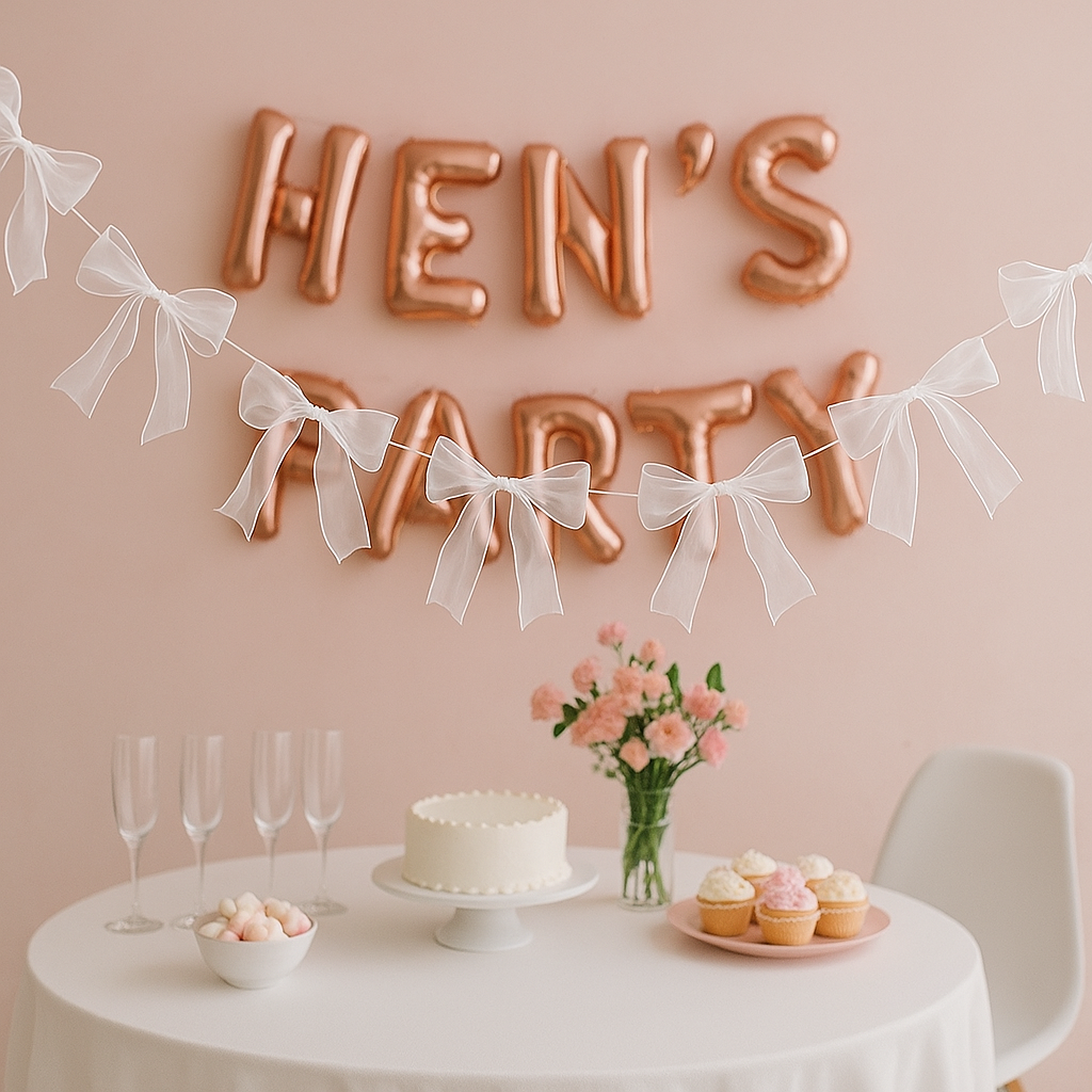 Bow Garland - White
