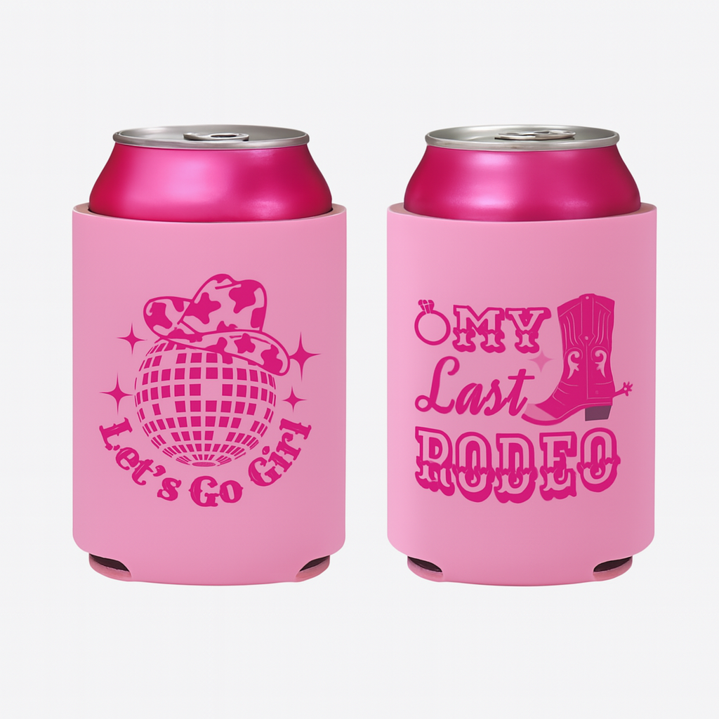 Disco Cowgirl Can Cozies - 12 Pack