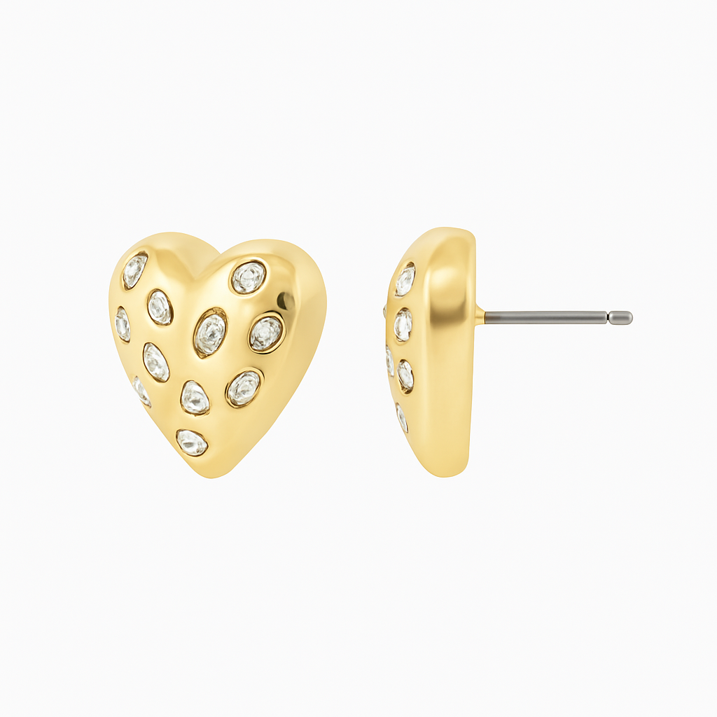 Bella Heart Earrings