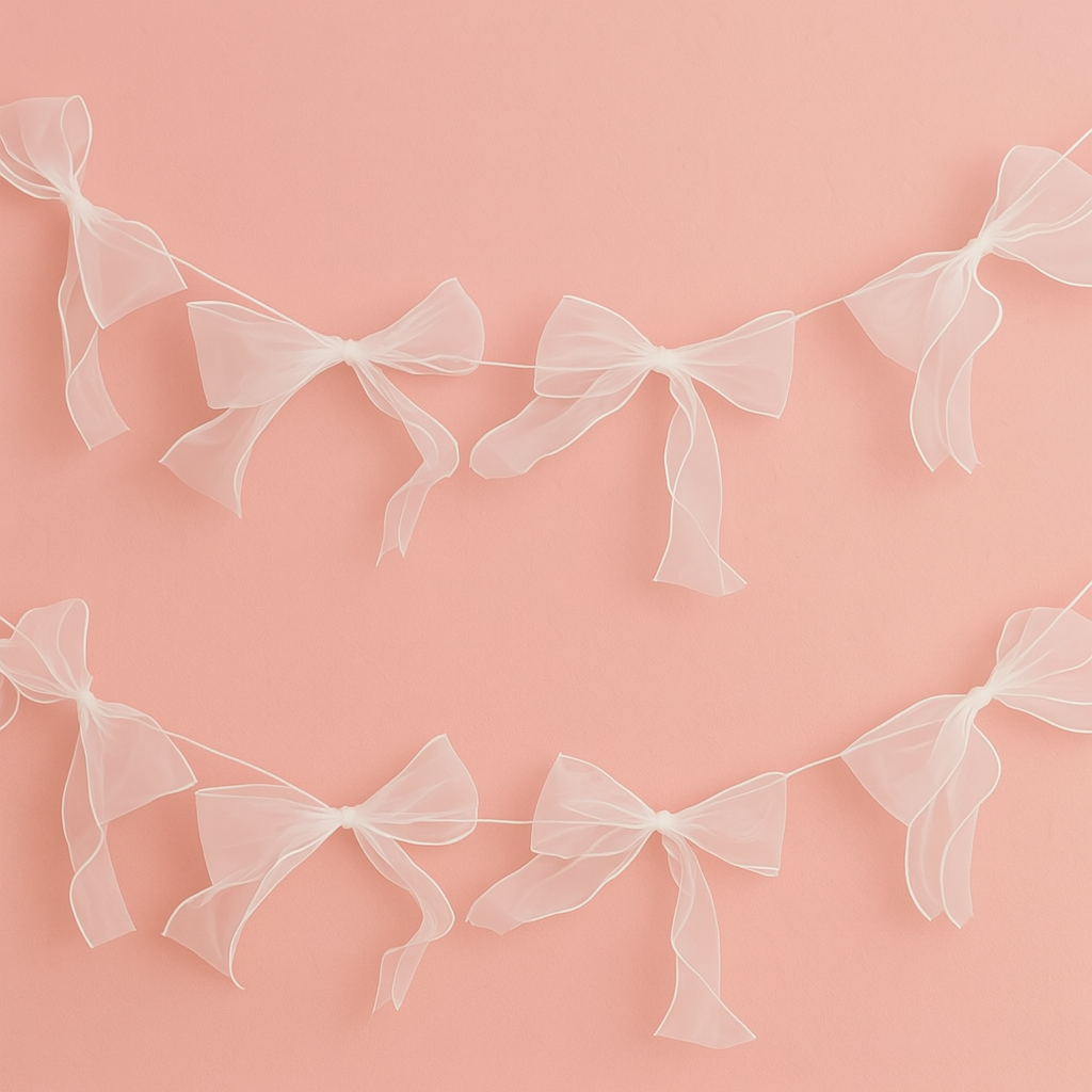 Bow Garland - White