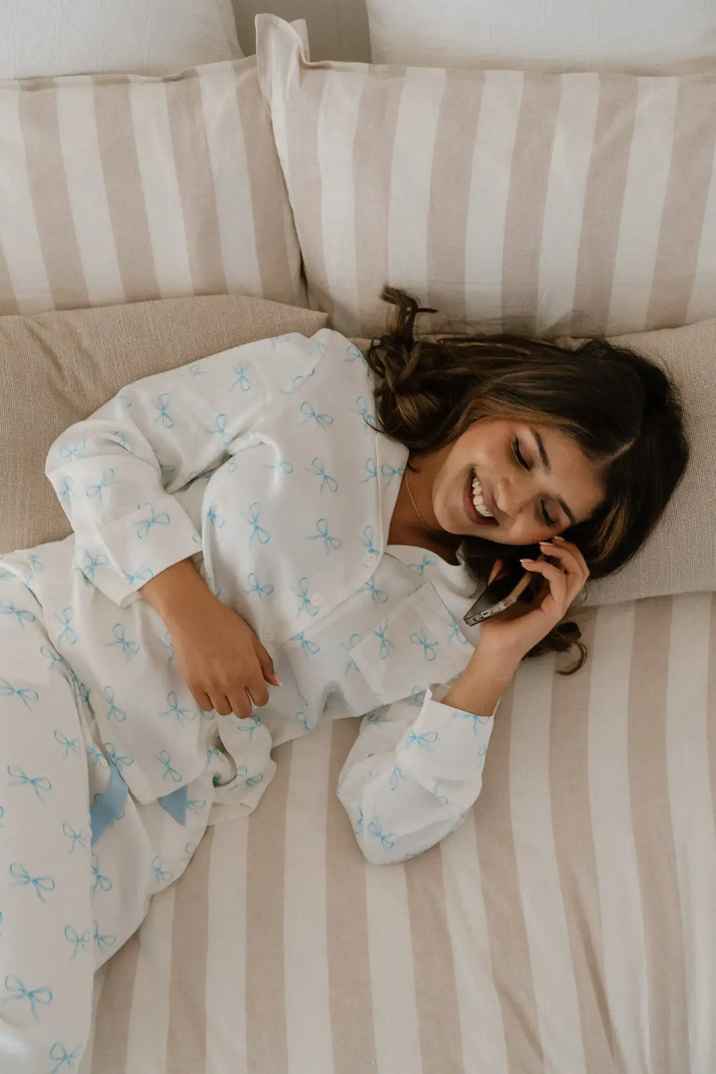 Dreamy Bows Long Tencel™ Pyjama Set