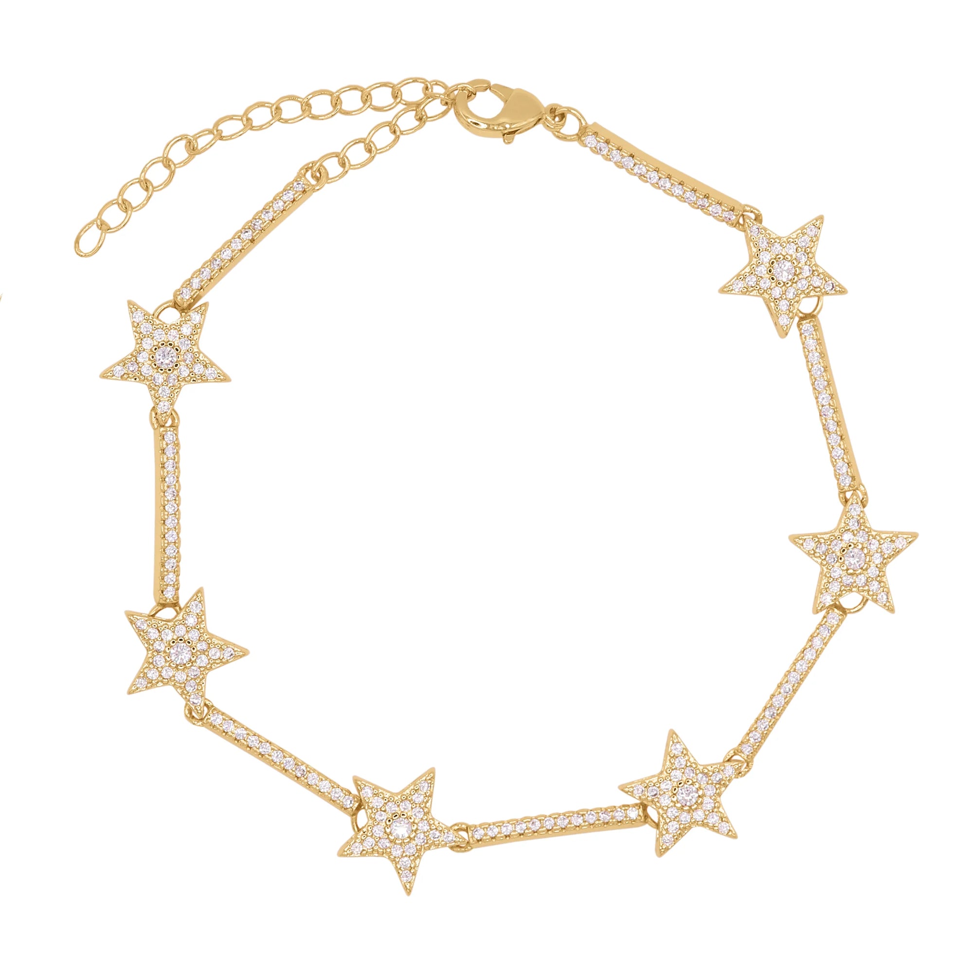 Etta Sparkling Star Bracelet - Gold