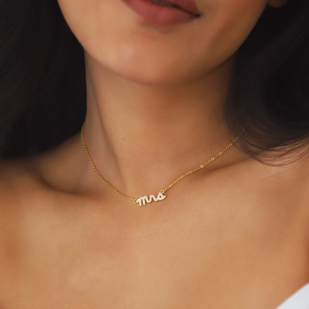 Leia Mrs Necklace - Gold
