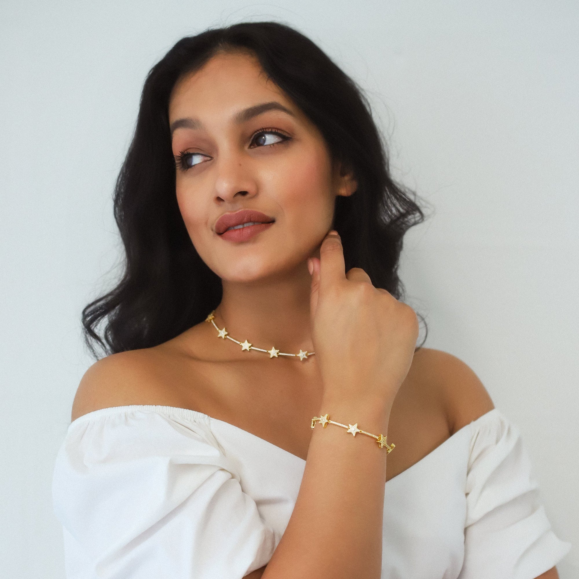Etta Sparkling Star Bracelet - Gold