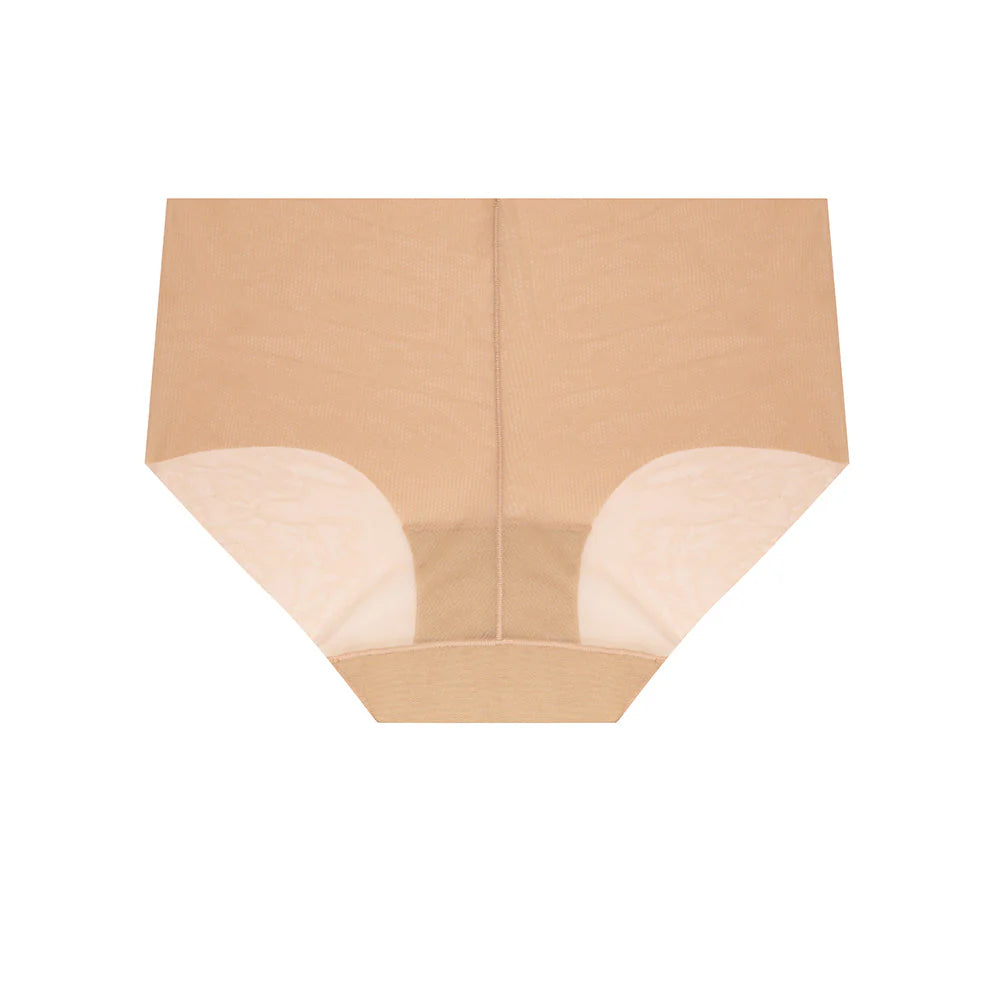 Caramel Invisible High-Waisted Brief