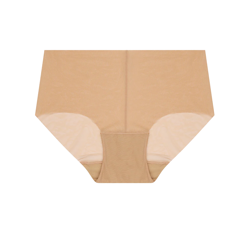 Caramel Invisible High-Waisted Brief