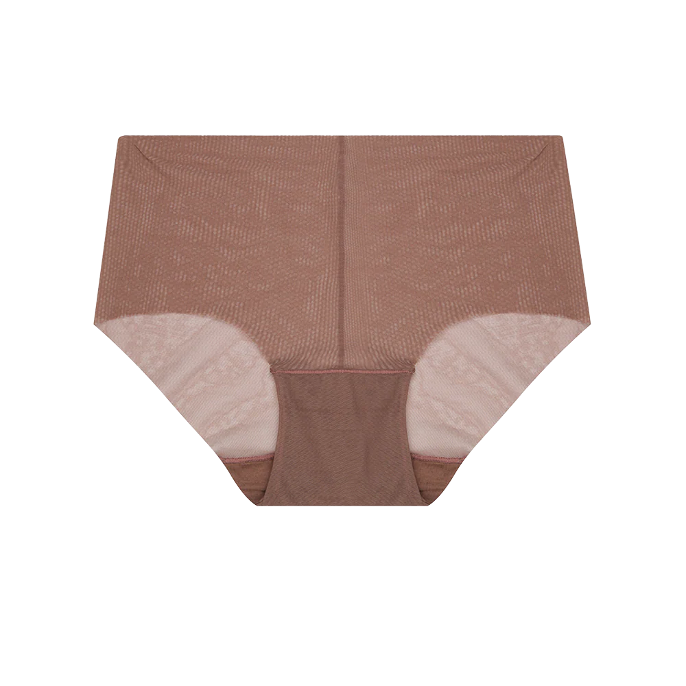 Cocoa Invisible High-Waisted Brief