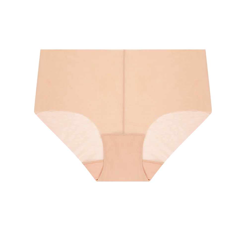 Nude Invisible High-Waisted Brief