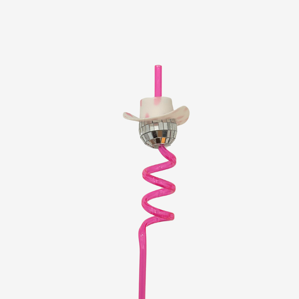 Disco Cowgirl Straws - 6 Pack