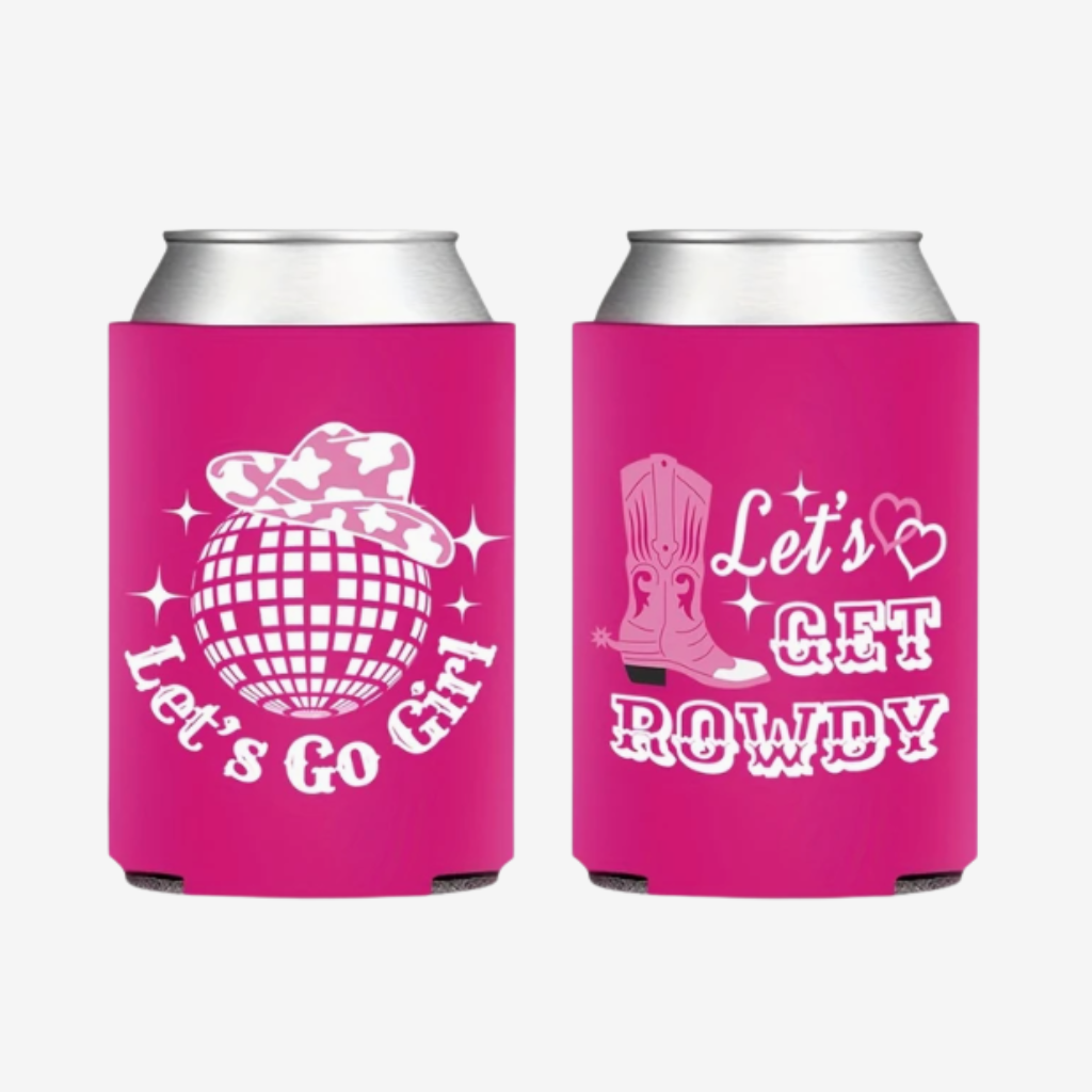 Disco Cowgirl Can Cozies - 12 Pack
