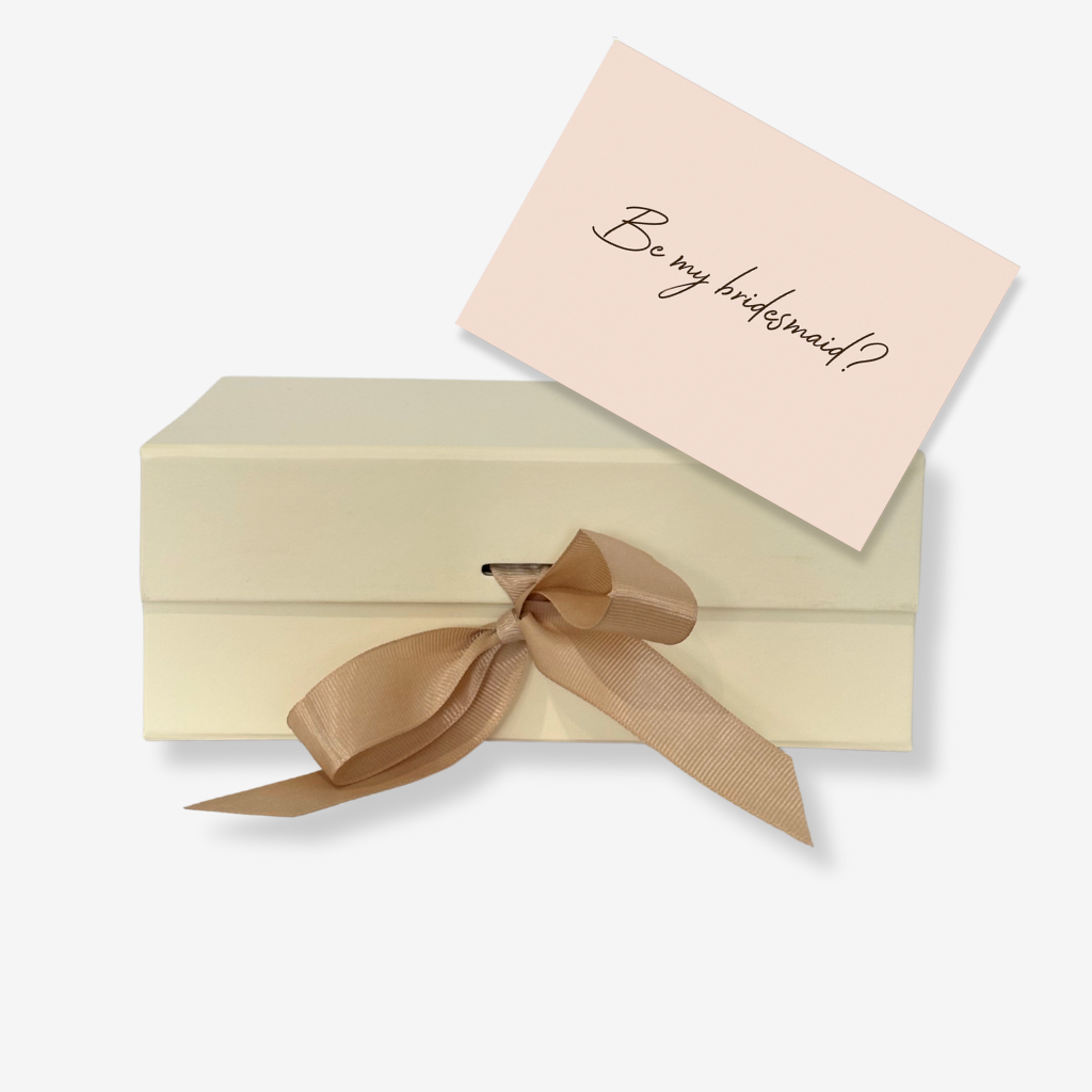 Small Gift Box & 'Be My Bridesmaid' Card