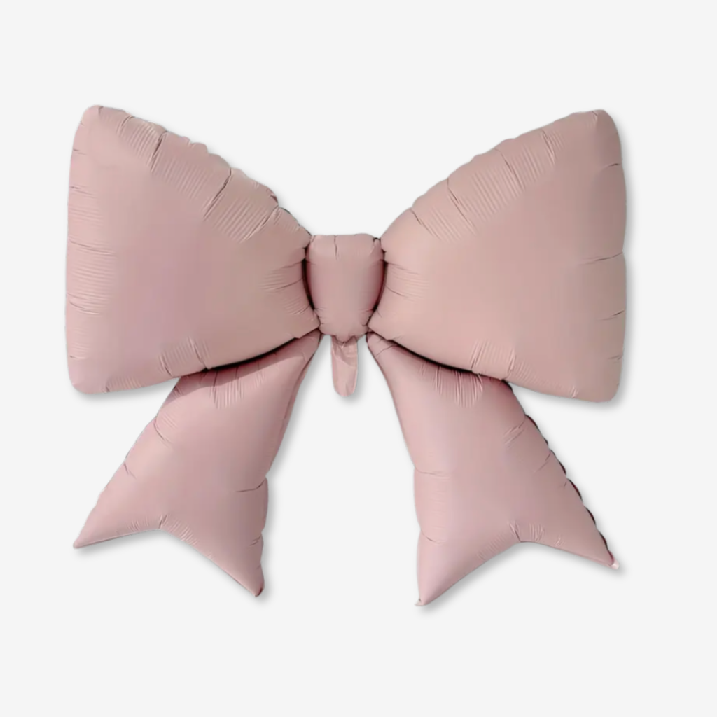 Bow Balloon - Dusty Pink
