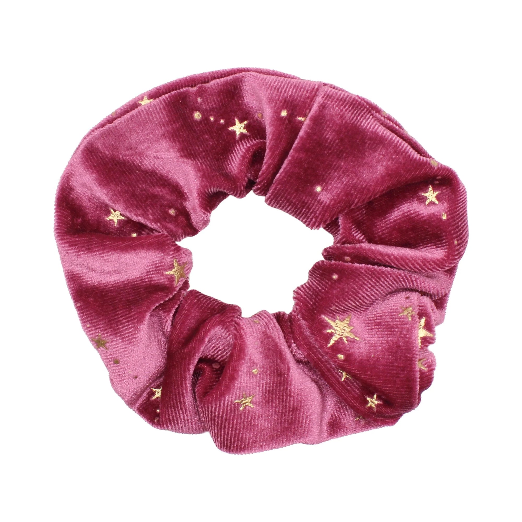 Stella Velvet Hair Scrunchie - Magenta